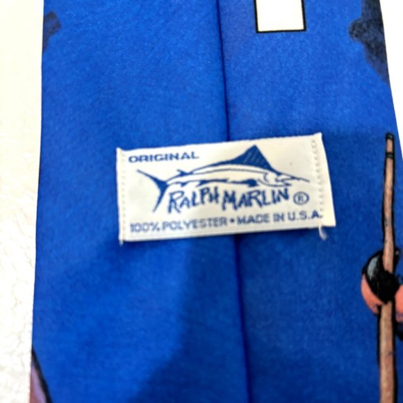 Pigs Playing Pool Unique Novelty Necktie 1994 Vintage - Picture 6 of 9